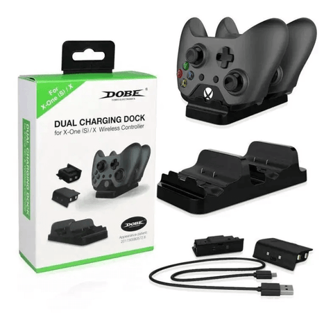 Dock Duplo Controle Xbox One com 2 Baterias - Reborn Gamers